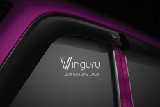 Дефлекторы Vinguru для окон Kia Rio III седан 2011-2017