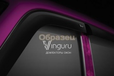 Дефлекторы Vinguru для окон Kia Rio IV X-line хетчбек 2017-2021