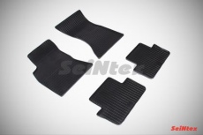 Коврики резиновые Seintex с узором сетка для салона Audi A4 B8 2007-2015