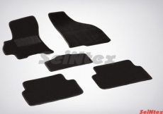 Коврики текстильные Seintex на нескользящей основе для салона Chevrolet Lanos 2005-2021