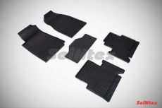 Коврики резиновые Seintex с узором сетка для салона Chevrolet TrailBlazer II 2012-2021
