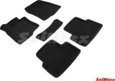 Коврики Seintex 3D ворсовые для салона Honda Accord VIII 2008-2012 Черные