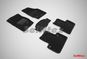 Коврики Seintex 3D ворсовые для салона Volvo XC90 2002-2014 Бежевые