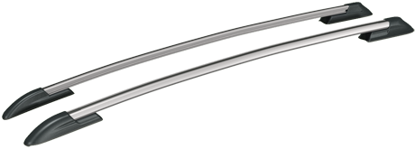 Рейлинги на Toyota RAV4 III (2006–2013), анод серый